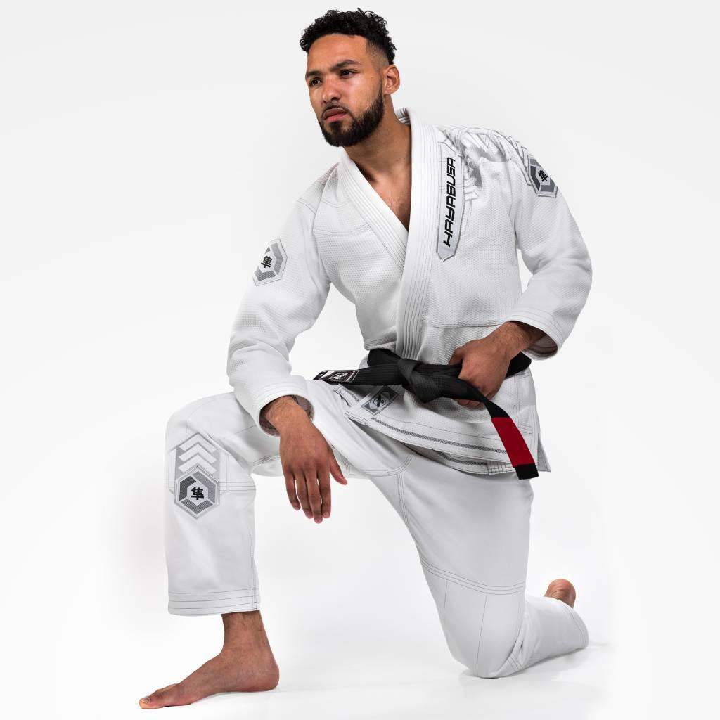 HAYABUSA® Warrior Gold Weave Jiu Jitsu Gi | Lightweight Gi | Many Sizes | Premium Cotton Blend | Gi for Men/ Women for Martial Arts Training and Fight - A0 A1 A2 A3 A4 A5| - mmafightshop.ae