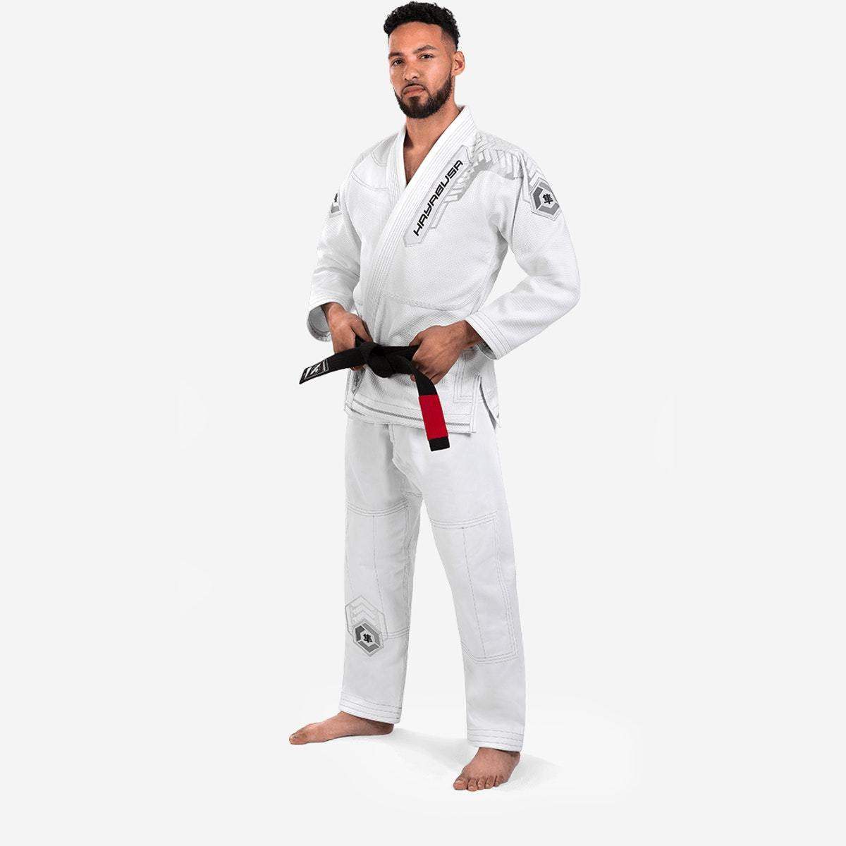 HAYABUSA® Warrior Gold Weave Jiu Jitsu Gi | Lightweight Gi | Many Sizes | Premium Cotton Blend | Gi for Men/ Women for Martial Arts Training and Fight - A0 A1 A2 A3 A4 A5| - mmafightshop.ae
