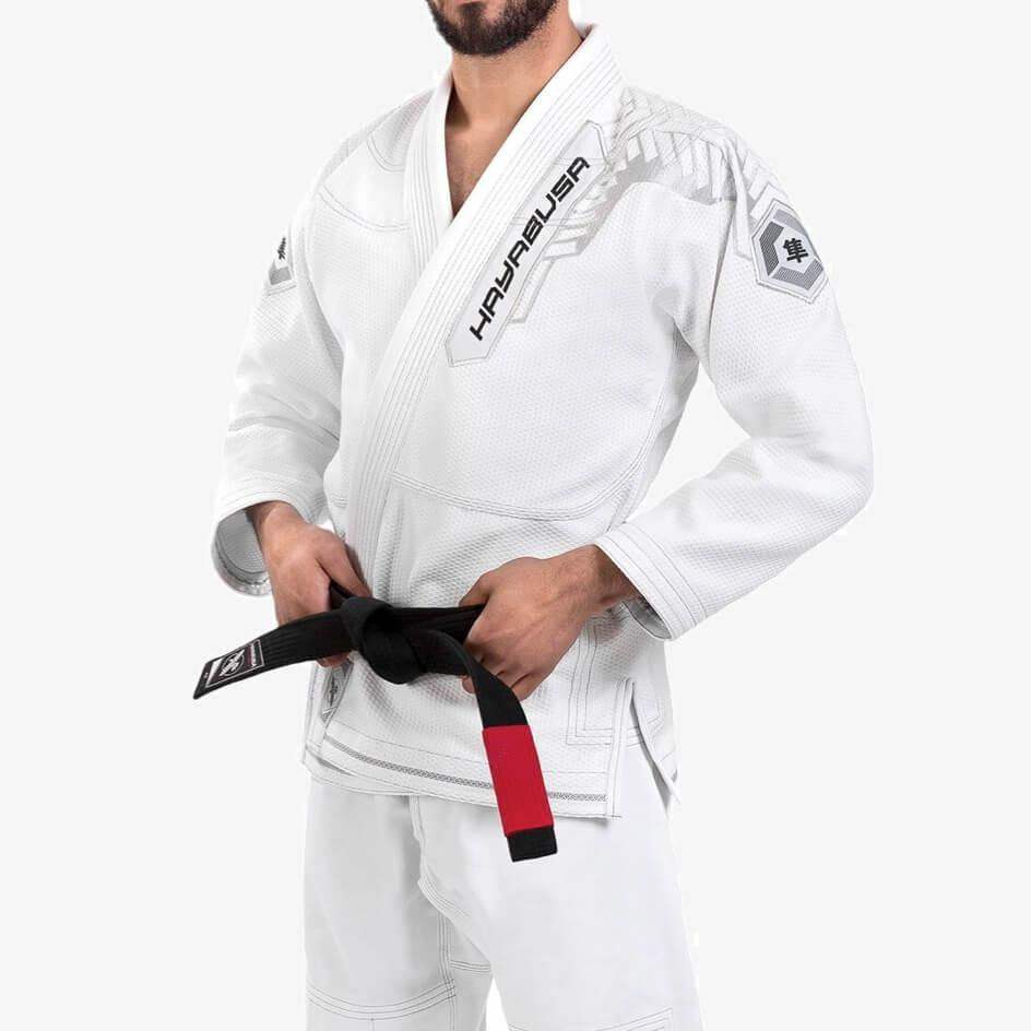 HAYABUSA® Warrior Gold Weave Jiu Jitsu Gi | Lightweight Gi | Many Sizes | Premium Cotton Blend | Gi for Men/ Women for Martial Arts Training and Fight - A0 A1 A2 A3 A4 A5| - mmafightshop.ae