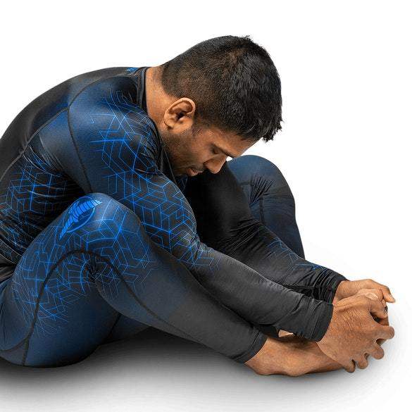 HAYABUSA Geo Compression Pants | Compression with Comfort | Protects against rash - mmafightshop.ae