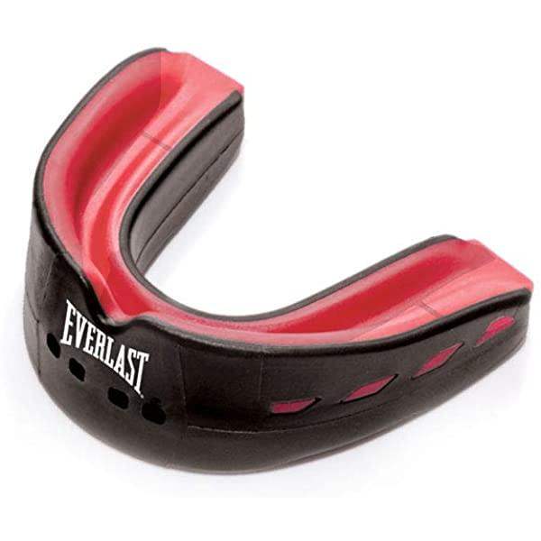 EVERSHIELD DOUBLE MOUTH GUARD BLACK/RED - mmafightshop.ae