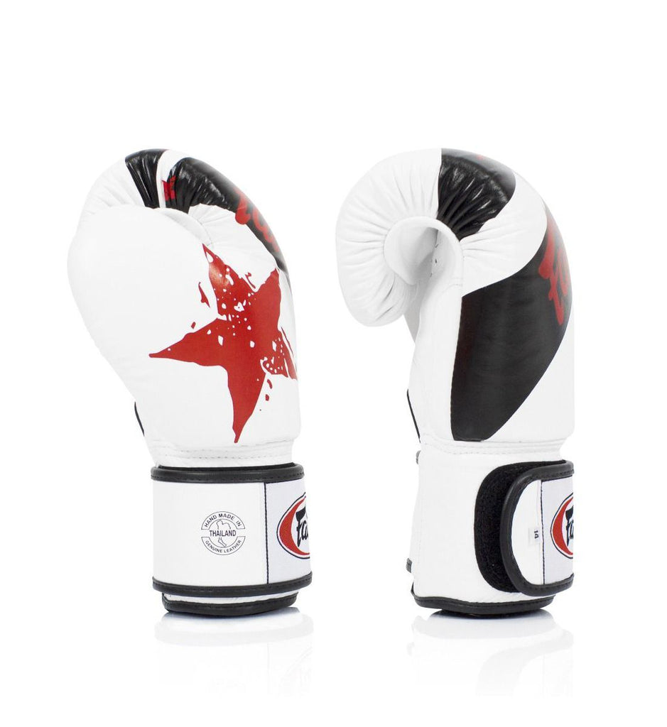 FAIRTEX BOXING GLOVES | PROFESSIONAL BOXING GLOVES WHITE | BGV1 NATION PRINT | BOXING GLOVES | WHITE | Boxing Gloves | Training | Sparring Gloves | Safe and Comfy - mmafightshop.ae