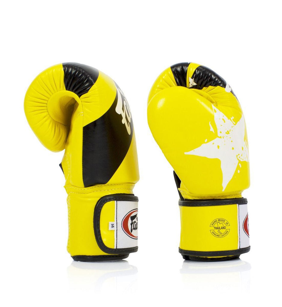FAIRTEX BOXING GLOVES | PROFESSIONAL BOXING GLOVES WHITE | BGV1 NATION PRINT | BOXING GLOVES | WHITE | Boxing Gloves | Training | Sparring Gloves | Safe and Comfy - mmafightshop.ae