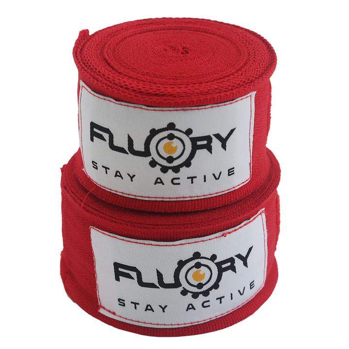 Fluory® Hand Wraps - HWF01 - 4M | semi Elastic Hand Wraps Boxing, MMA, Muay Thai, and Other Martial Arts for Men and Women (Multiple Color Options) | Comfy Fit - mmafightshop.ae