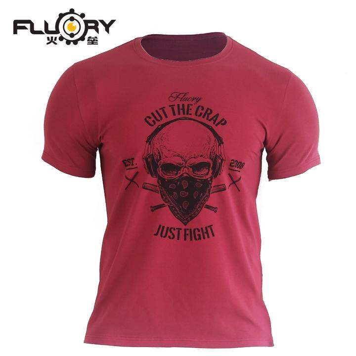 Fluory Skull T-shirt - TF14 - mmafightshop.ae