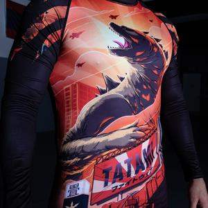 Godzilla Long Sleeve Rash Guard - mmafightshop.ae