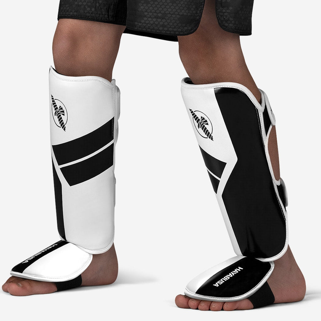 Hayabusa® S4 Youth Shin Guards | For Teenagers | Protection for your lower legs | Boxing protection - mmafightshop.ae