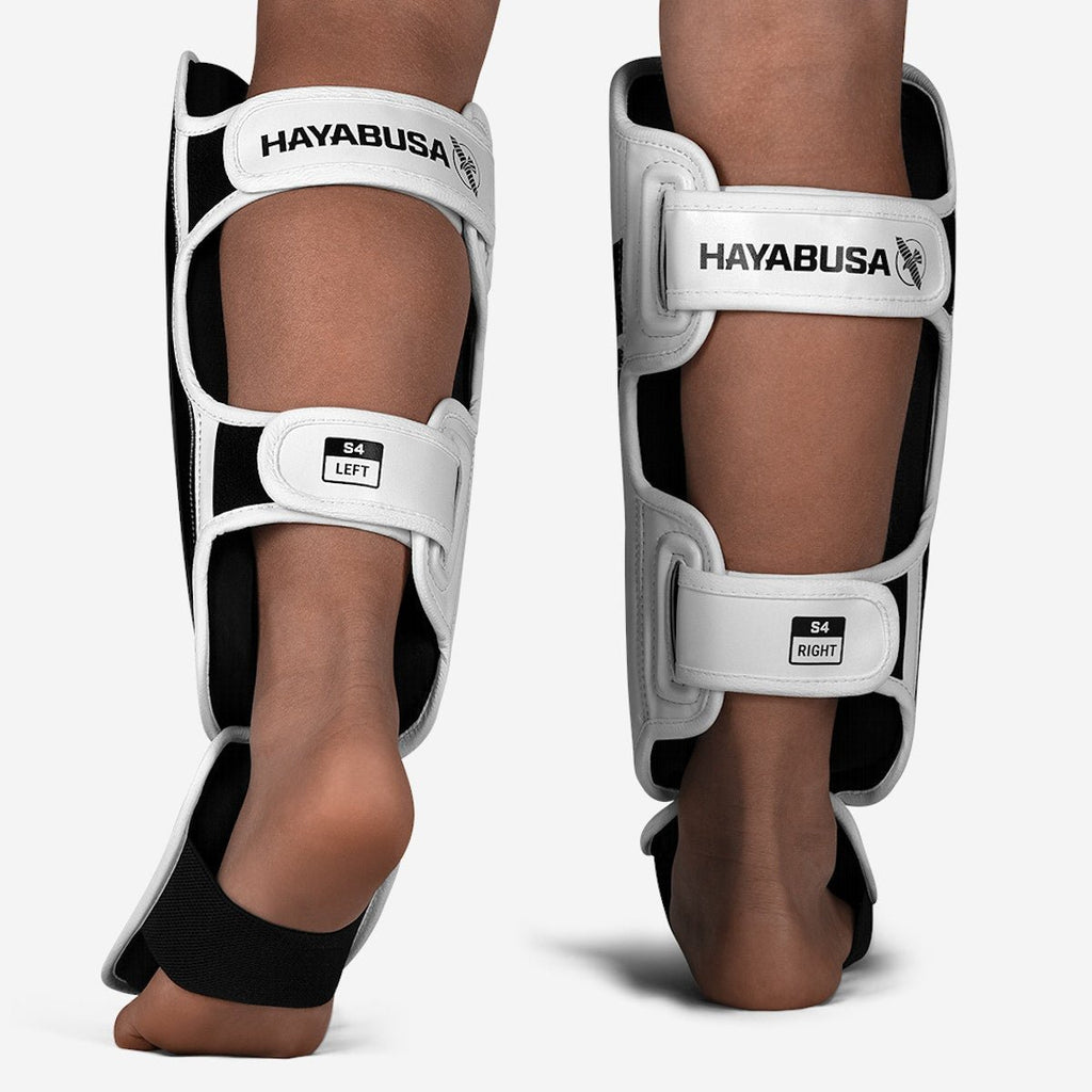 Hayabusa® S4 Youth Shin Guards | For Teenagers | Protection for your lower legs | Boxing protection - mmafightshop.ae