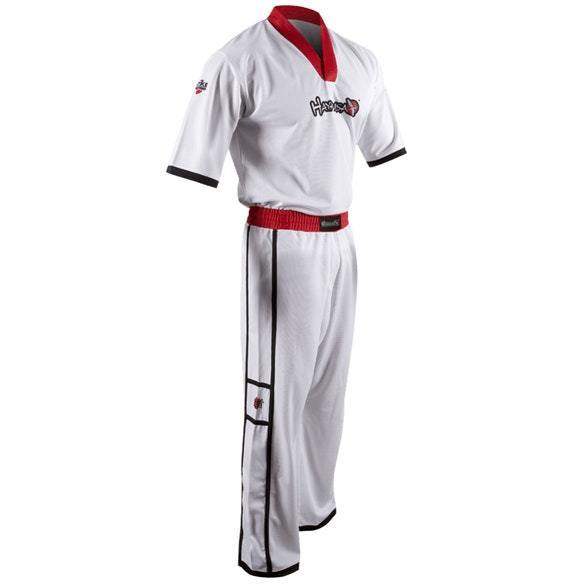 HAYABUSA® Winged Strike Youth Karate Uniform | Lightweight Gi | Many Sizes | Premium Cotton Blend | Gi for Men/ Women for Martial Arts Training and Fight - A0 A1 A2 A3 A4 A5| - mmafightshop.ae