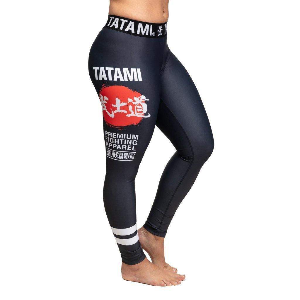 Ladies Bushido Black Leggings - mmafightshop.ae