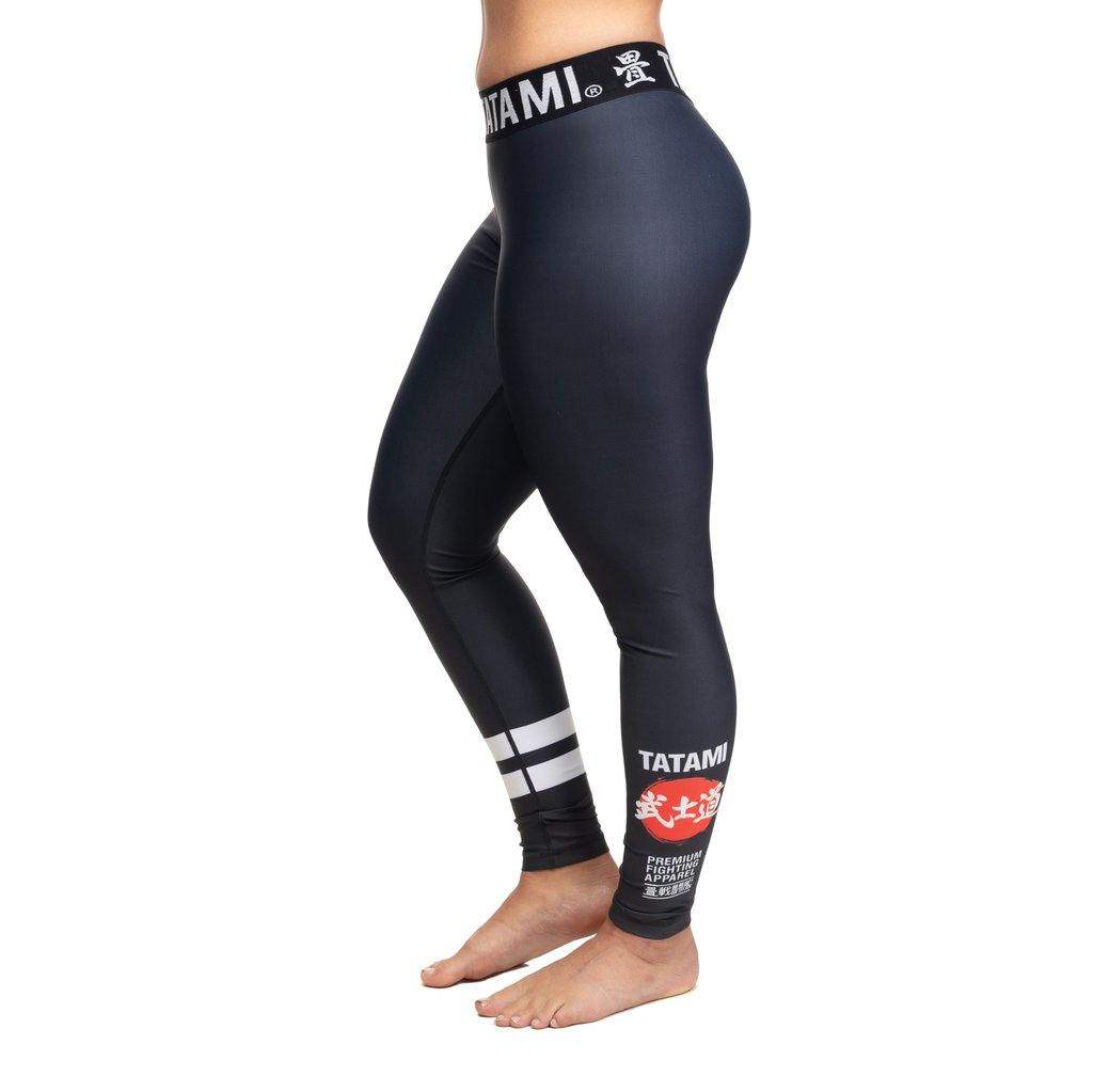 Ladies Bushido Black Leggings - mmafightshop.ae