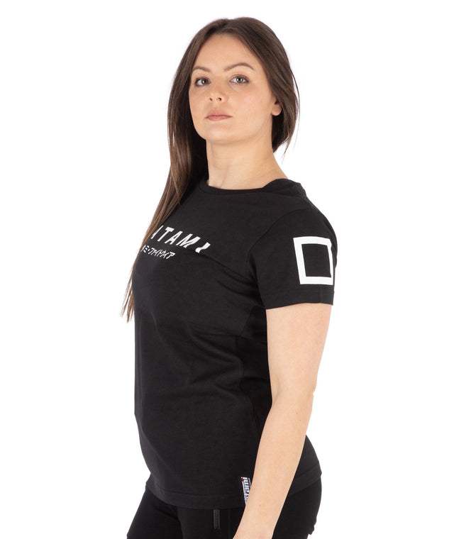 LADIES KATAKANA T-SHIRT BLACK - mmafightshop.ae