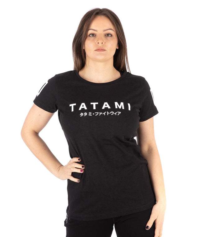 LADIES KATAKANA T-SHIRT BLACK - mmafightshop.ae