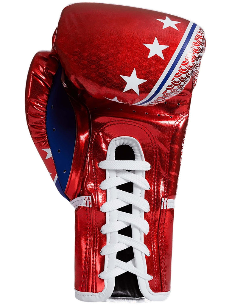 Pro Muay Thai Lace Gloves | Boxing Gloves | Training | Sparring Gloves | Safe and Comfy - mmafightshop.ae