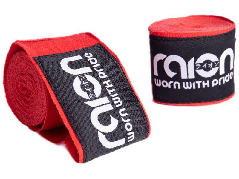 RAION® HAND WRAPS | semi Elastic Hand Wraps Boxing, MMA, Muay Thai, and Other Martial Arts for Men and Women (Multiple Color Options) | Comfy Fit - mmafightshop.ae