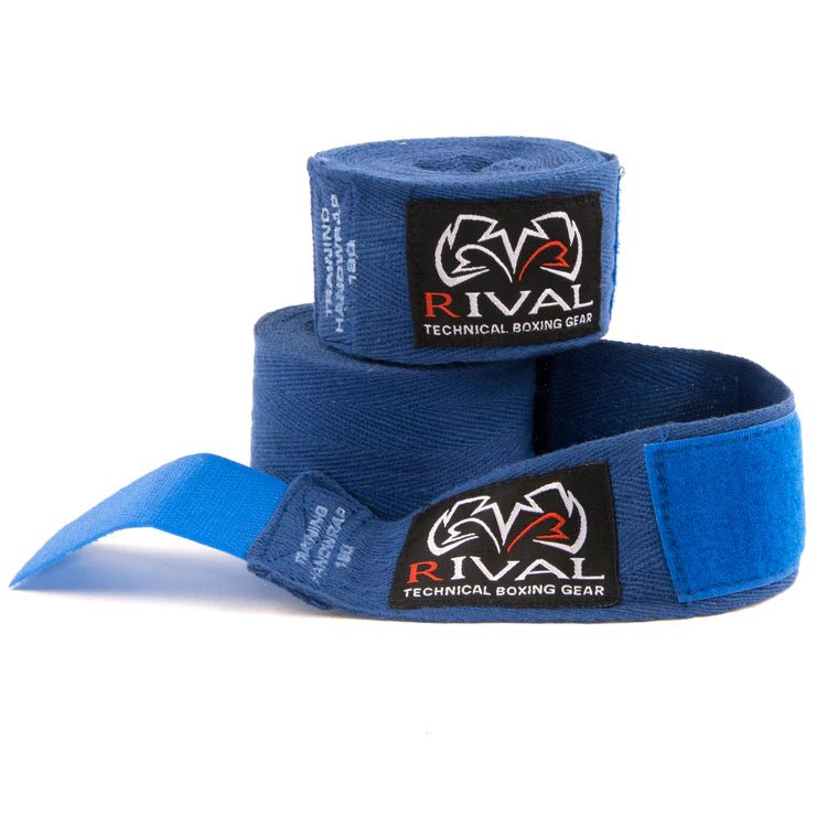 RIVAL® COTTON HANDWRAPS | semi Elastic Hand Wraps Boxing, MMA, Muay Thai, and Other Martial Arts for Men and Women (Multiple Color Options) | Comfy Fit - mmafightshop.ae