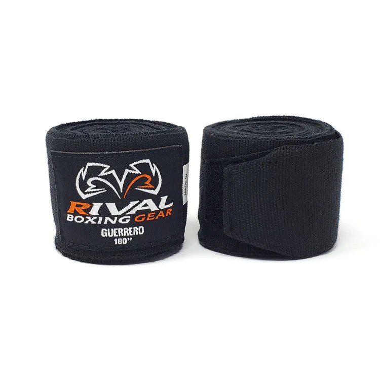 Rival® Guerrero Handwraps semi Elastic Hand Wraps Boxing, MMA, Muay Thai, and Other Martial Arts for Men and Women (Multiple Color Options) | Comfy Fit - mmafightshop.ae