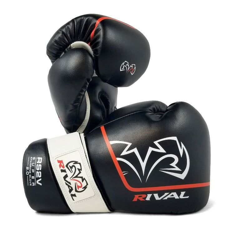 RIVAL® RS2V SUPER SPARRING GLOVES 2.0 | Gloves for Men & Women Heavy Bag Gloves for Adults Boxing Gloves Men Lightweight Punching Bag Boxing Gloves for Training Sparring Boxing Gloves Kickboxing Gloves - mmafightshop.ae