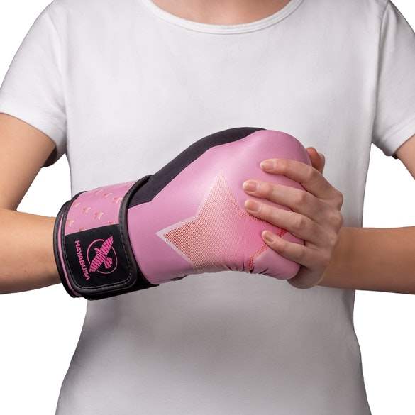 S4 Youth Graphic Boxing Gloves - Pink Star - mmafightshop.ae