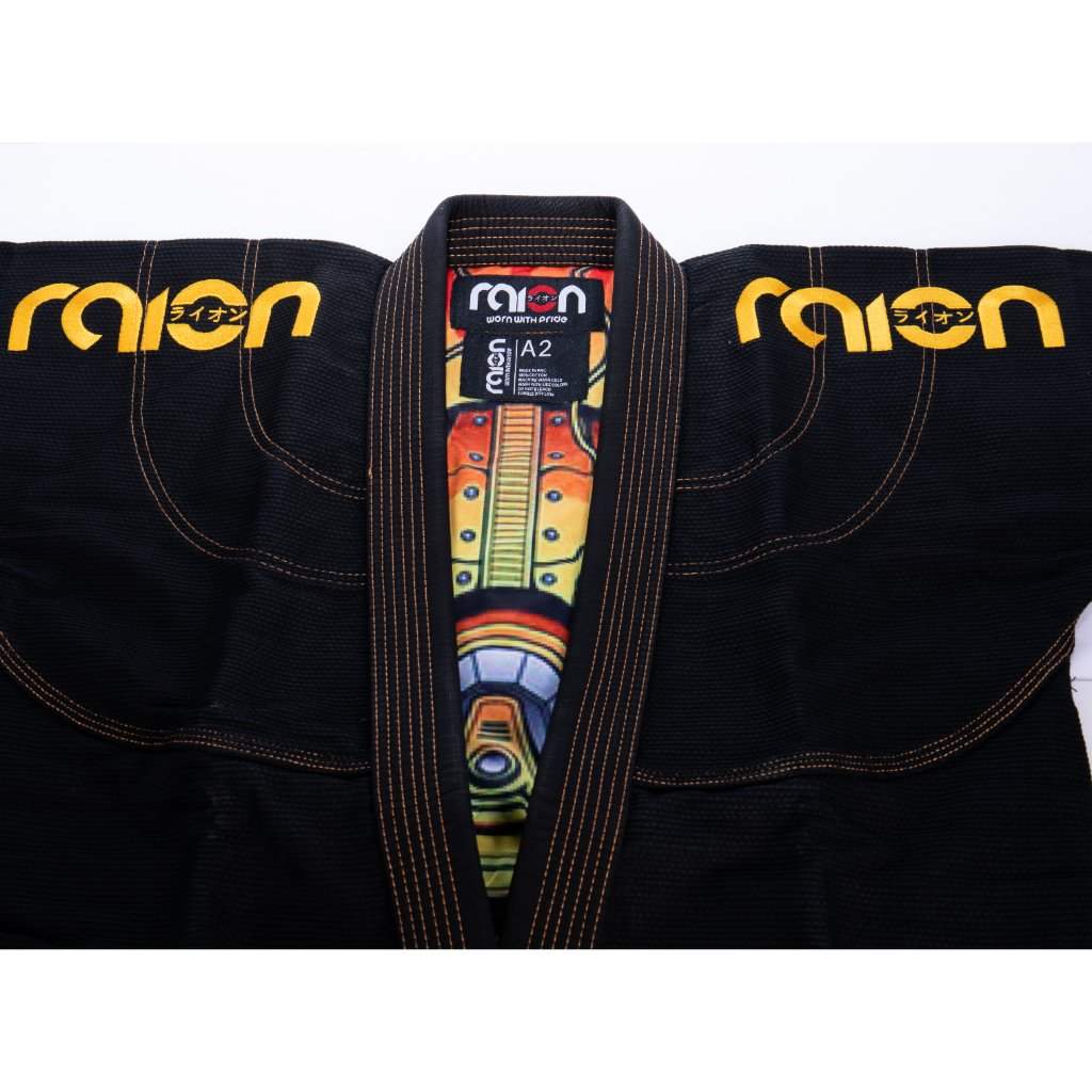 Senshi Premium Gi Black Samurai 3 BJJ-C202 - mmafightshop.ae