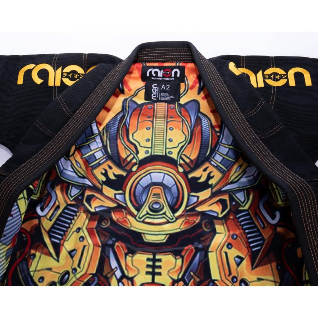 Senshi Premium Gi Black Samurai 3 BJJ-C202 - mmafightshop.ae