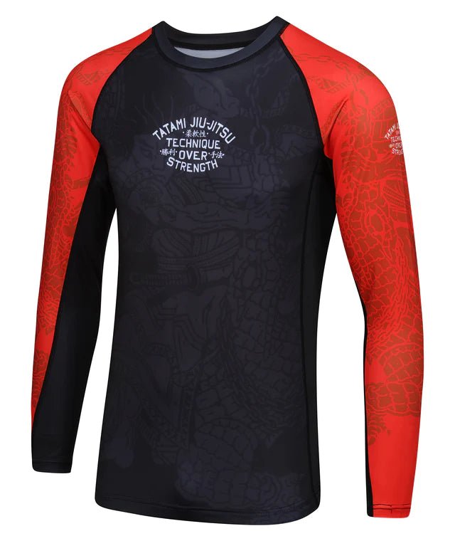 TECHNIQUE ECO TECH RECYCLED LONG SLEEVE RASH GUARD - mmafightshop.ae