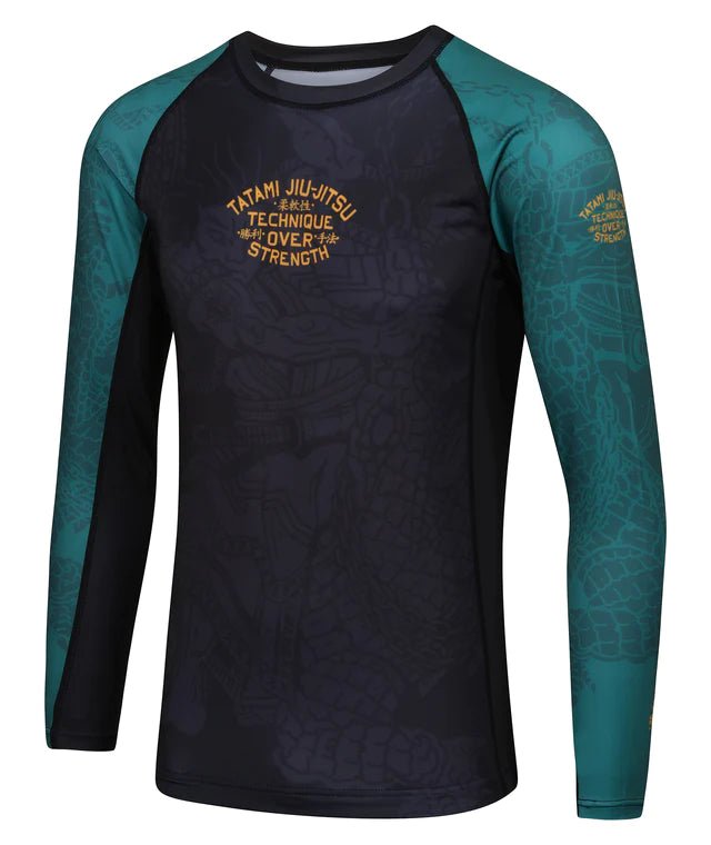 TECHNIQUE ECO TECH RECYCLED LONG SLEEVE RASH GUARD - mmafightshop.ae