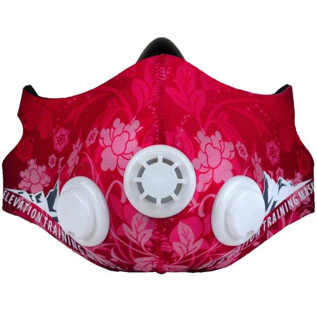 Training Mask 2.0 Dark Pink Floral Sleeve - mmafightshop.ae