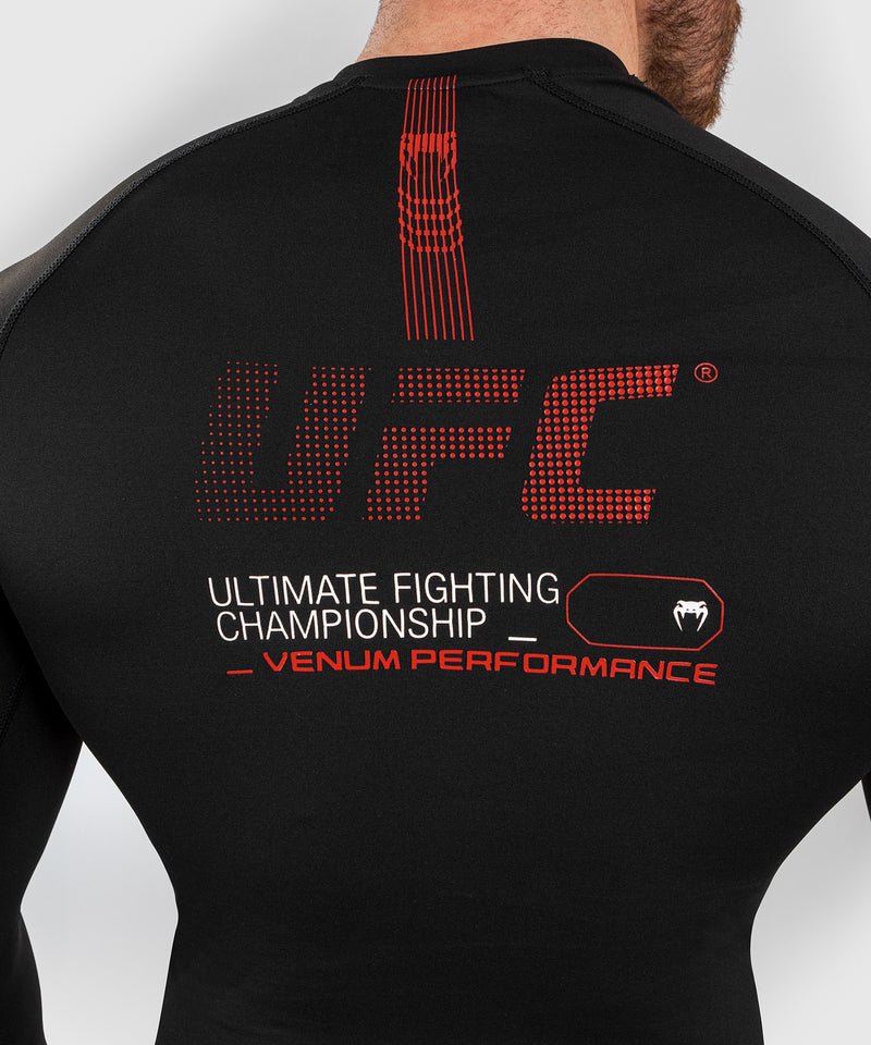 UFC® Adrenaline by Venum® Fight Week Men’s Performance Long-sleeve Rashguard - mmafightshop.ae