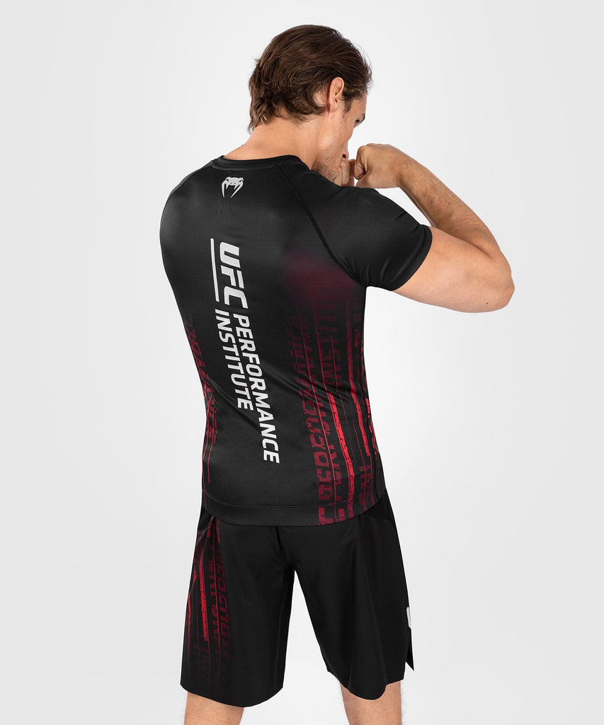 UFC® Venum® Performance Institute 2.0 Men’s Short- Sleeve Rashguard - mmafightshop.ae