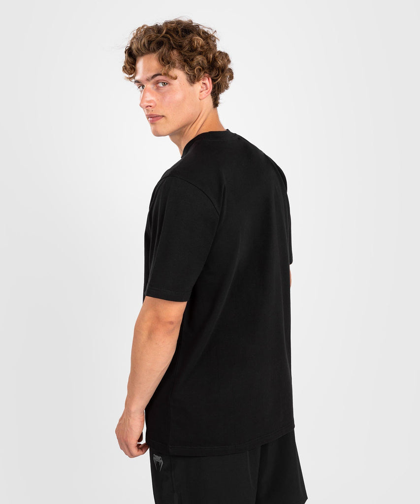 Venum® Classic T-Shirt - Black/Black Reflective - mmafightshop.ae