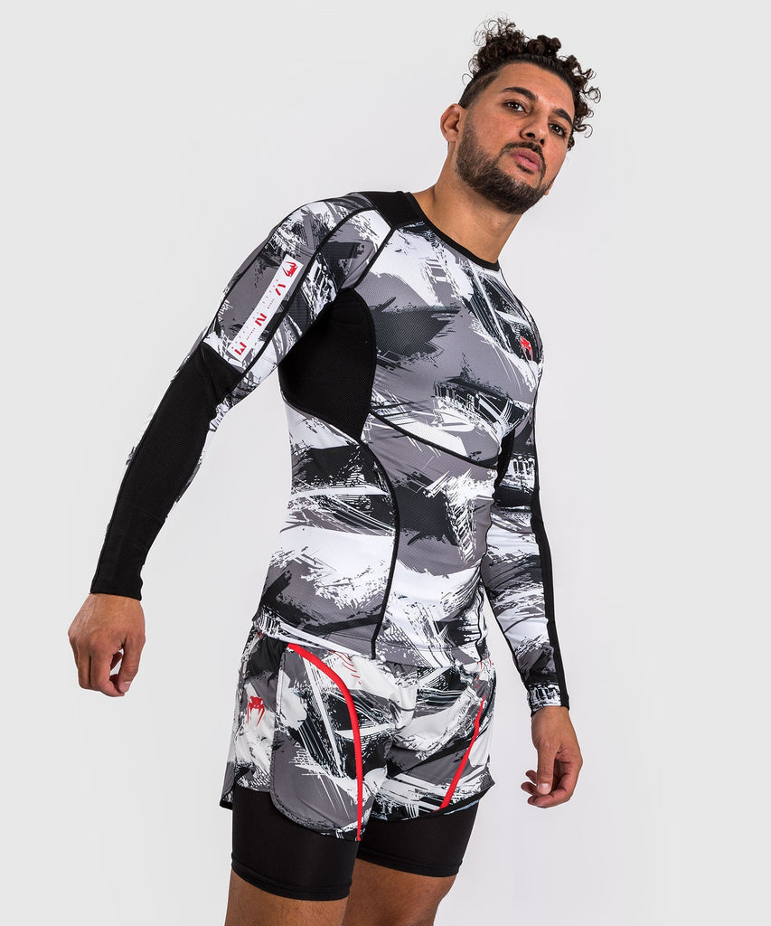 Venum® Electron 3.0 Long Sleeve Rash Guard - mmafightshop.ae