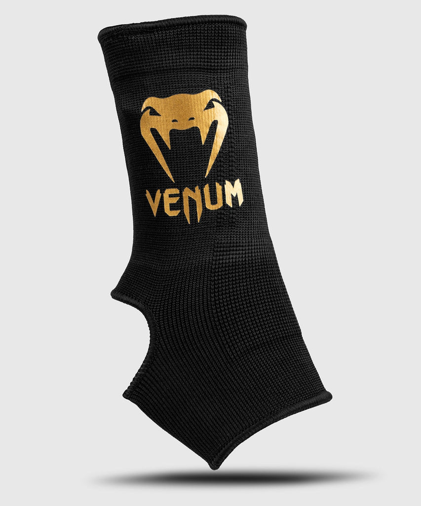 Venum® Kontact Ankle Support Guard - Black/Gold - mmafightshop.ae