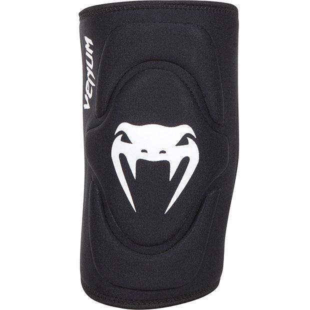 VENUM KONTACT LYCRA/GEL KNEE PADS - BLACK - mmafightshop.ae