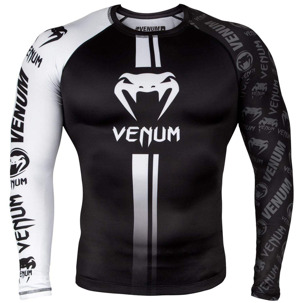 Venum Logos Rashguard Long Sleeves - mmafightshop.ae